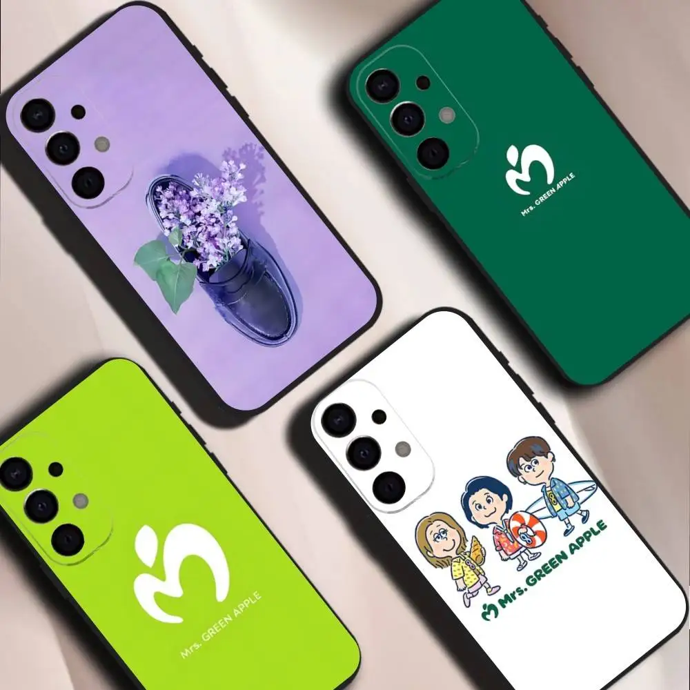 

MGA M-Mrs GREEN APPLE Lilac For Samsung S26,S25,S24,S21,S22,S23,S30,Ultra,S20,Plus,Fe,Lite,5G Black Cover Phone Case