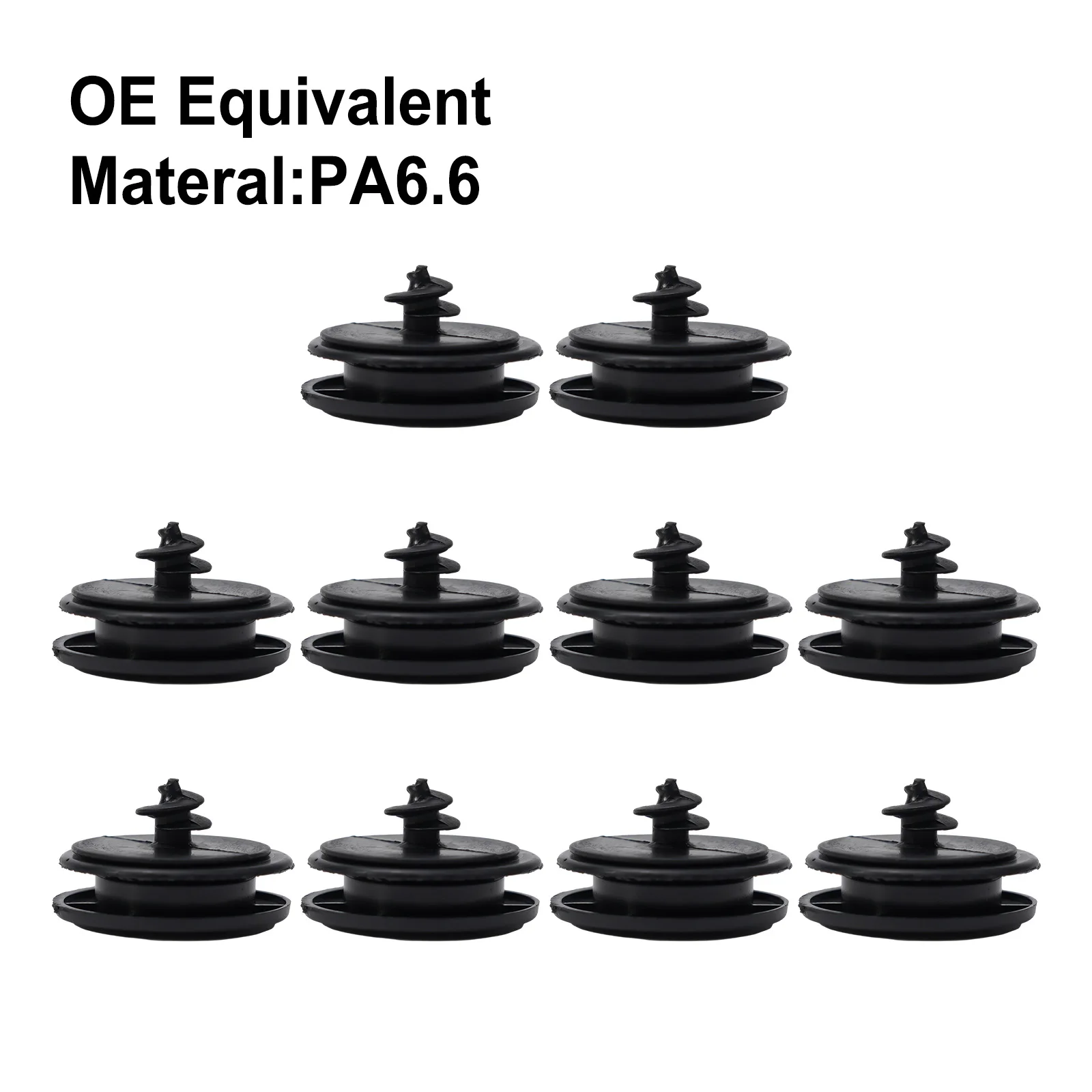 10Sets Black Car Floor Mat Clips Carpet Retainer Fixing Holders Grips Wire Ring Big Bag Buckle Plastic Buckle Fixing Buckle New