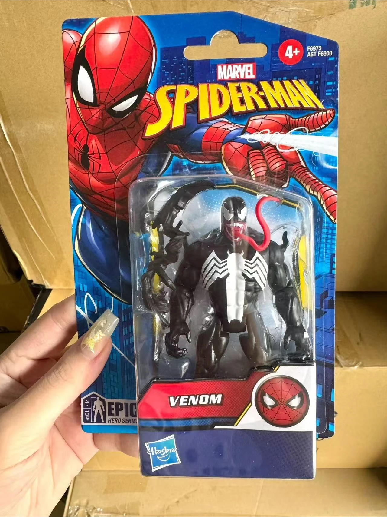 

Hasbro Marvel Legends Marvel Venom Spider-Man Villain Parallel Universe 3.75 Inch Joint Moving Doll