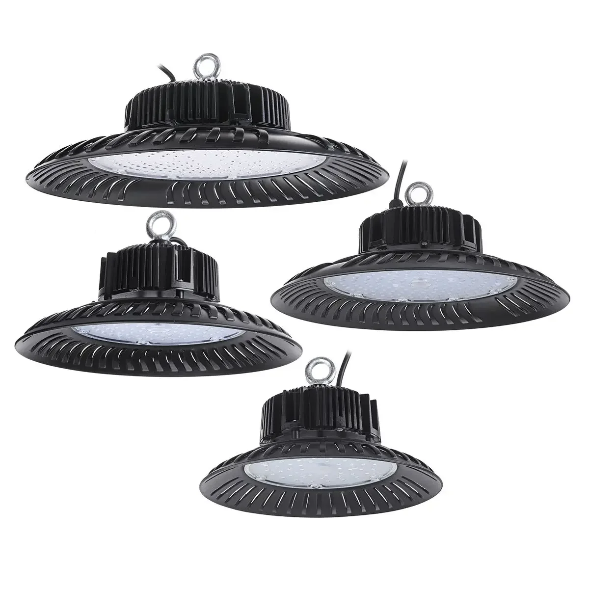 85-265V 100/200/300/400W Led High Bay Light UFO Warehouse Workshop Garage Industrial Lamp Workshop highbay led Stadium Market