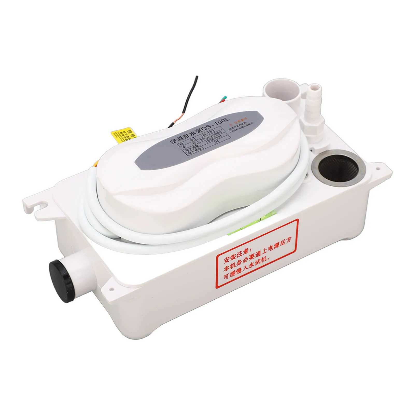 HVAC Water Drain Pump Air Conditioning Drain Pump HVAC Condensate Removal  with 600ml Storage  AC110‑240V 100L/H