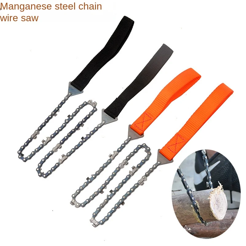 

Outdoor portable hand pull coping saw wild life-saving tool manganese steel chain saw multi-function saw Wood chain