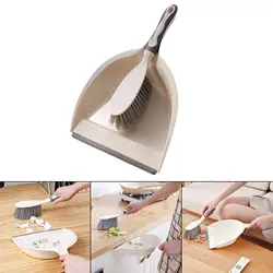 Small Broom and Dustpan Set Bristles Brush Whisk Broom Cleaning Tool Collect