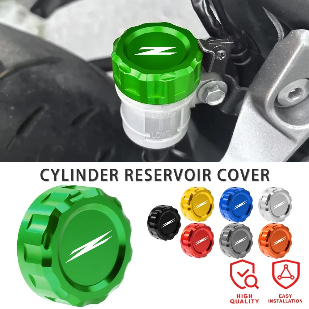 

Rear Brake Fluid Cylinder Master Reservoir Cover Cap For Kawasaki Z900 Z650 Z750 Z400 Z800 Z1000 Ninja 400 650 300 ZX6R ZX10R