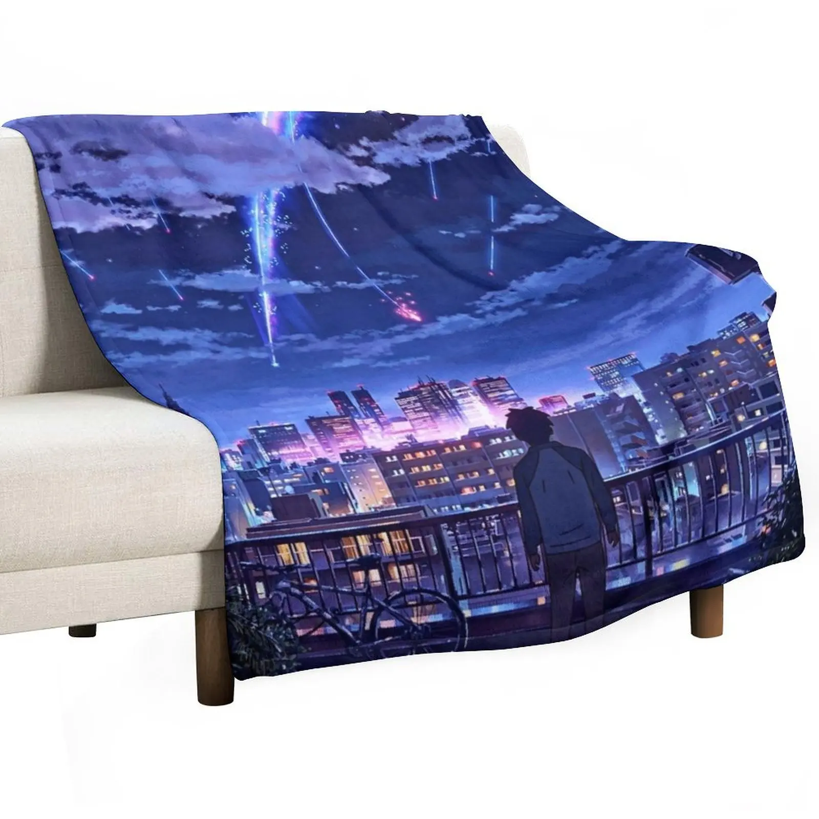 A Familiar Feeling Throw Blanket anime Flannel Luxury Brand Beach For Decorative Sofa Custom Blankets
