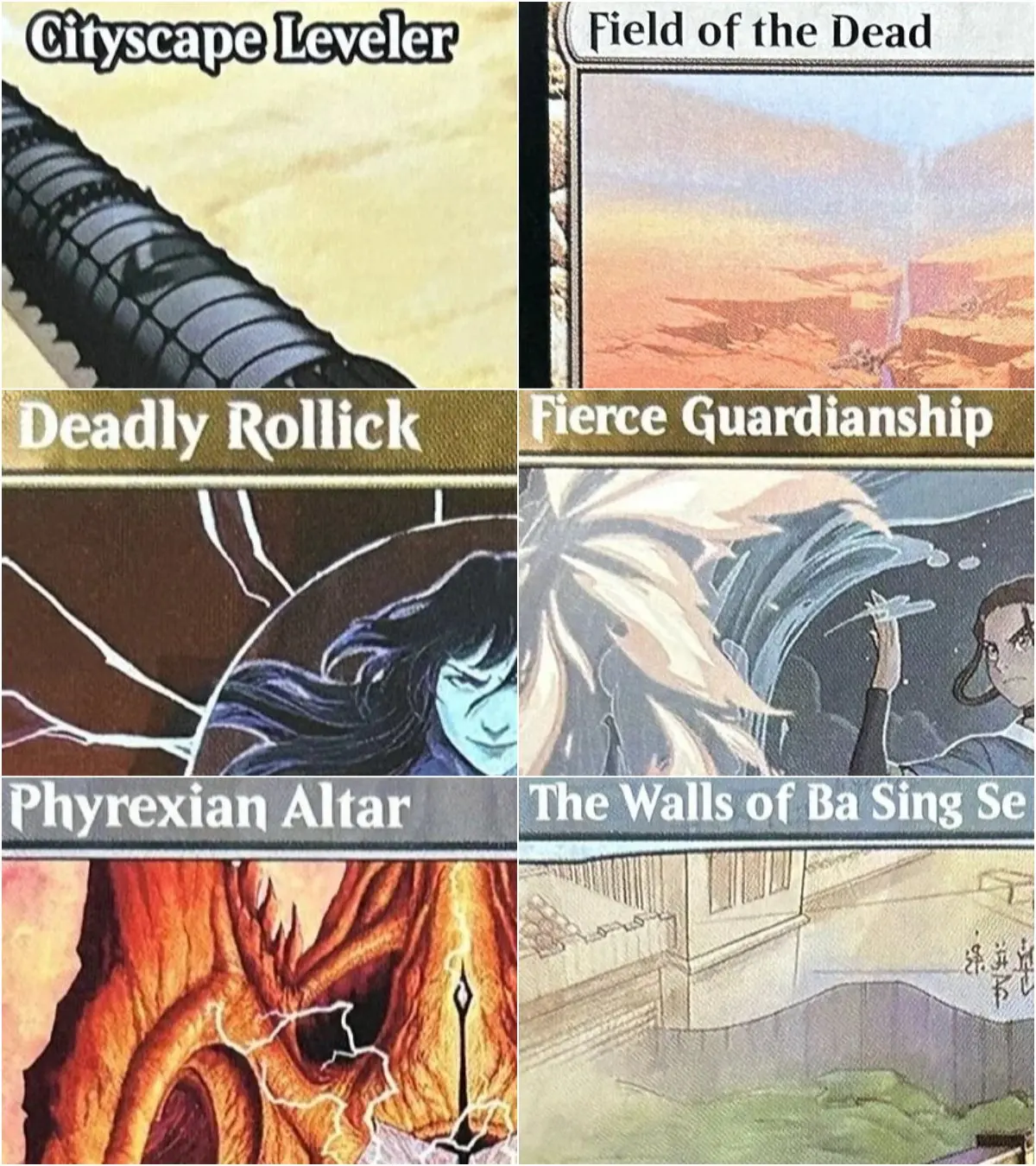 TLA/TLE "Badgermole Cub/Deadly Rollick Entomb" TCG Proxy-Karten Hochwertige Brettspiel-Sammelkarten