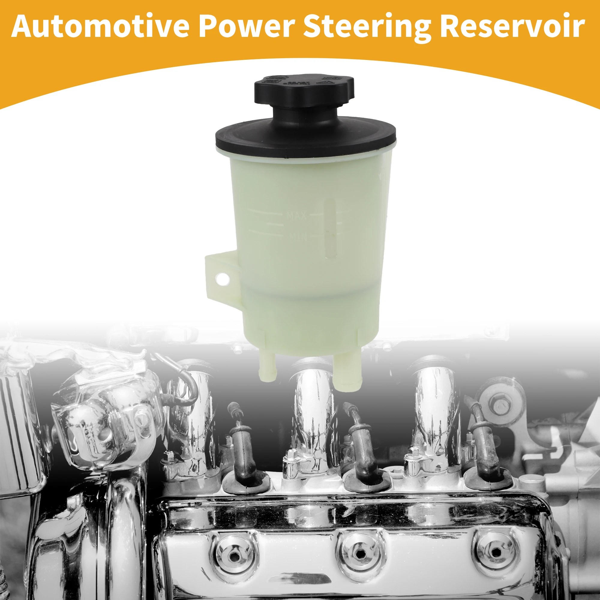 

UXCELL Автомобильный резервуар гидроусилителя рулевого управления для Ford Mustang 1996-2004 гг. Пластик Бежевый