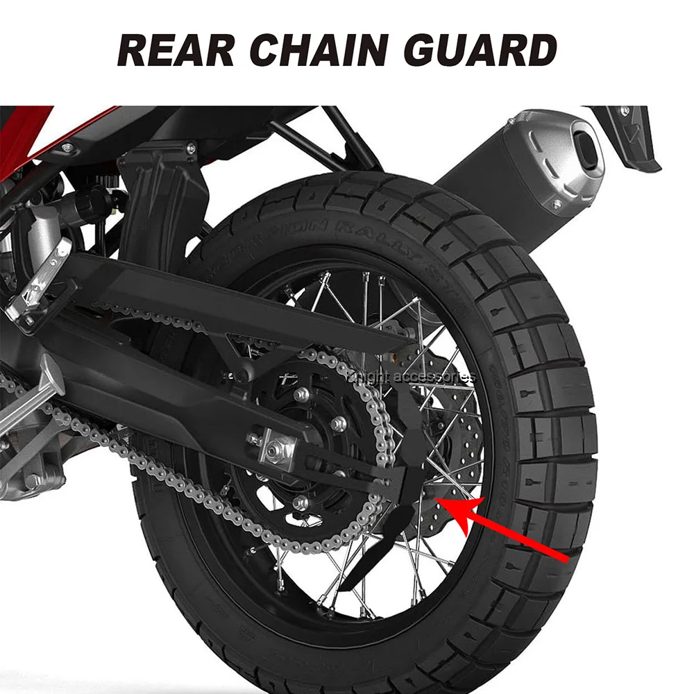 

For Tenere 700 T7 T700 XTZ 690 700 XTZ700 2019 - 2024 2025 New Rear Belt Chain Guard Cover Mudguard Sprocket Protector