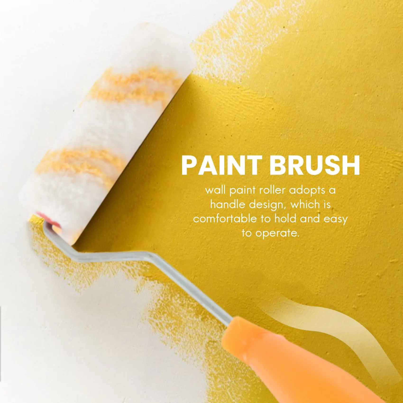 

N10R-1 Set Of 4 Inch Wall Paint Roller Set Replacement Roller Cover Home Decoration Paint Brush Set With Roller Brush