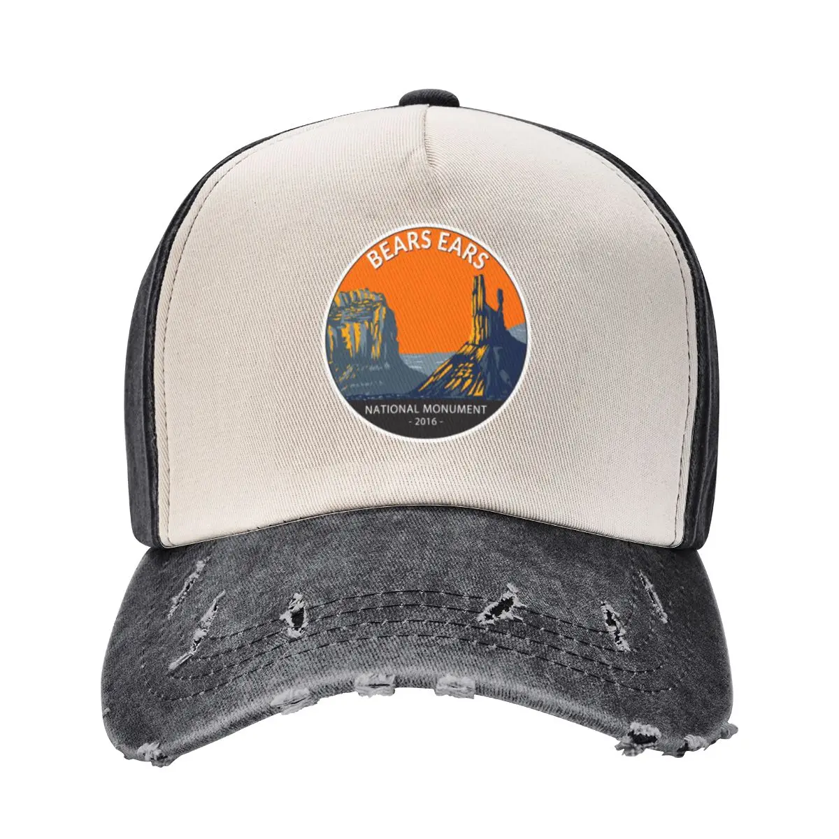 

Bears Ears National Monument Utah Circle Baseball Cap |-F-| Beach Outing Snapback Cap Streetwear Women's Golf Wear Men's