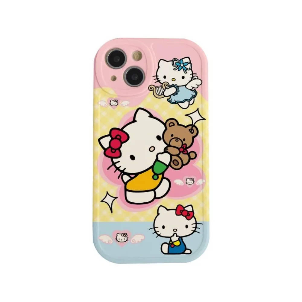 حافظة لهاتف آيفون 16 15 14 13 12 11 Pro Max XS XR XSMAX 7 8 Plus غطاء Y2K مقاوم للصدمات