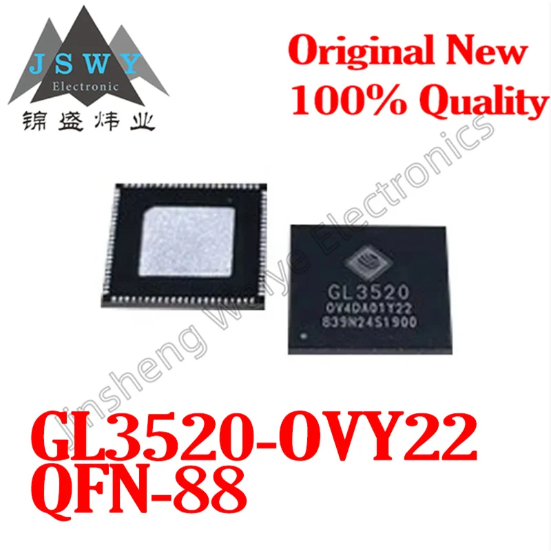 

(1/10pcs) GL3520-OVY22 QFN88 GL3520 USB3.0-HUB Host IC chip Brand New Original Stock Electronics