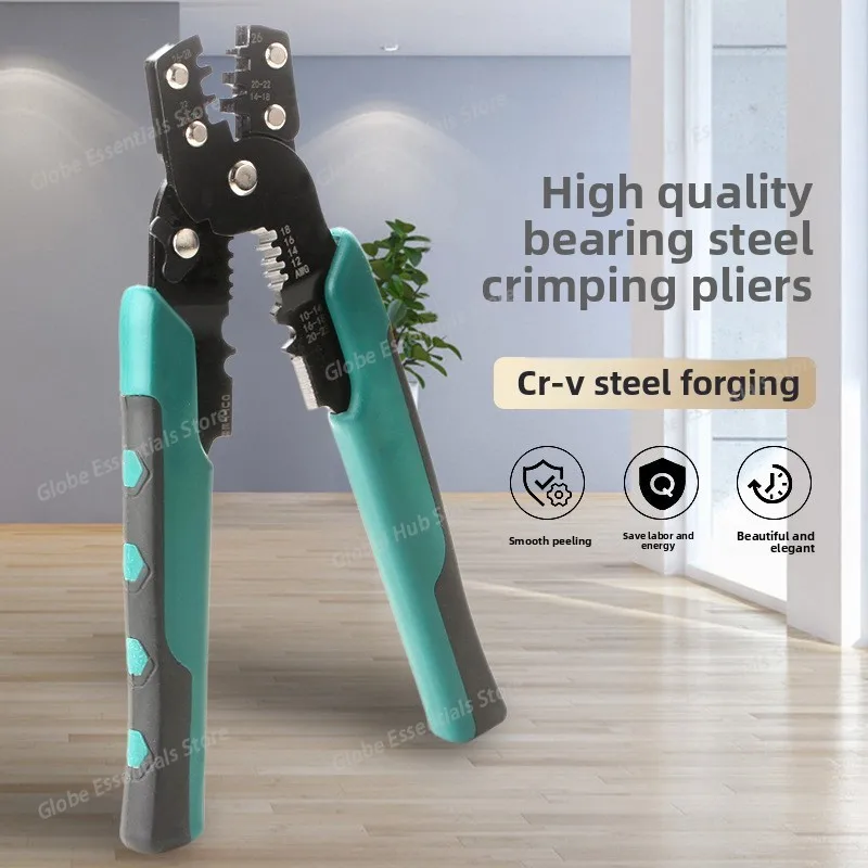 

Многофункциональные обжимные клещи, инструмент для зачистки проводов, обжимной инструмент, клеммы, электрический зажим, мини-инструменты