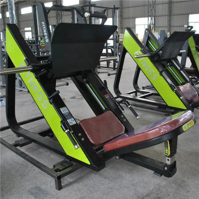 Supply fitness equipment sport machine exercise machine gym equipment plate loading 45 degree leg press machine