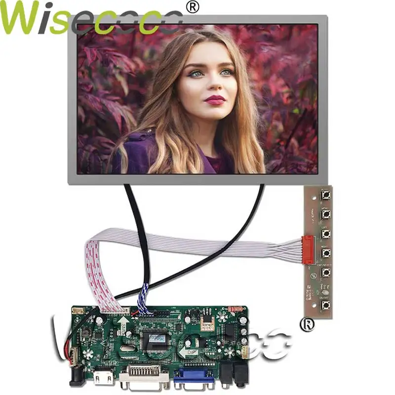

12.1 Inch LCD Display 1280*800 Projector Gaming Industrial Machines 20 Pin Connector Board Lvds IPS Wxga Screen Panel Wisecoco
