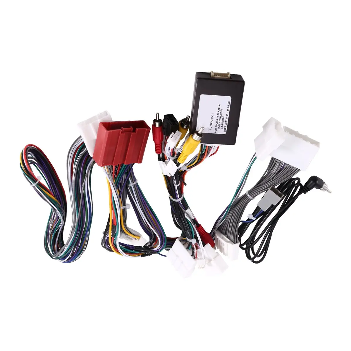 A67F Android Car Radio Canbus Box Decoder for Mazda 2 3 CX-3 CX-5 Atenza 16pin Wiring Harness Adapter Power Cable Plug
