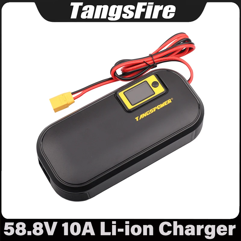 

Output 58.8V 10A Lithium Battery Charger 14Series For 52V 51.8V Polymer Li-ion Battery Charger XT90 High Quality Connector