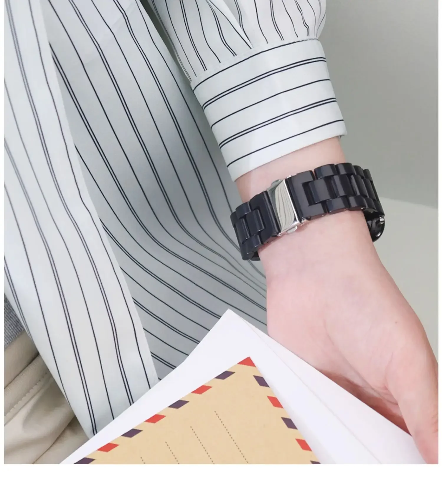 20-mm-Regenbogenarmband für Samsung Galaxy Watch 7/6/5/4/Active 2 (40 mm, 44 mm), Damenarmband für Amazfit GTS 2-2e-2mini-3. – Detail 23