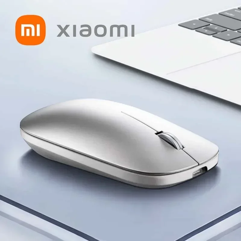 Xiaomi Bluetooth souris sans fil 2.4G double Mode DPI réglable type-c Rechargeable silencieux ergonomique Portable souris de bureau 2025