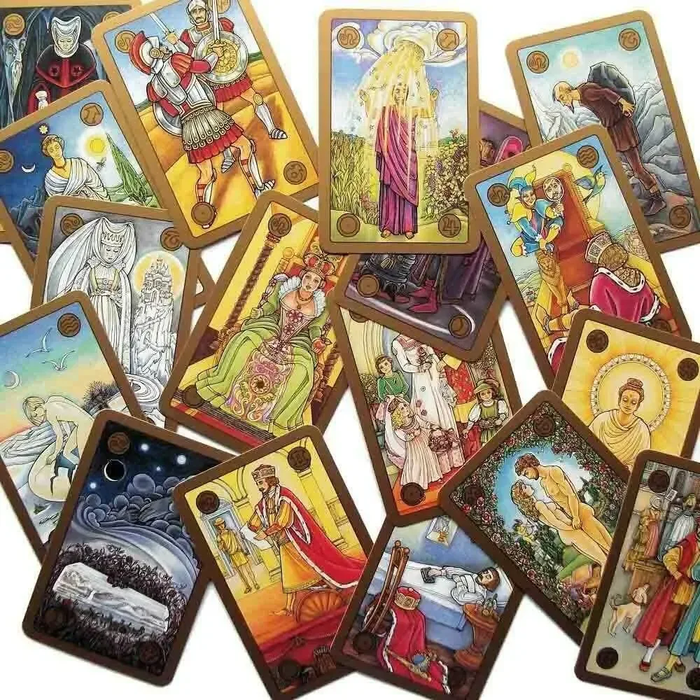 Schnelle Schiff Tarot karten von Symbol on Deck Englisch Tarot niedlichen Gummibärchen PDF Reiseführer für den persönlichen Gebrauch