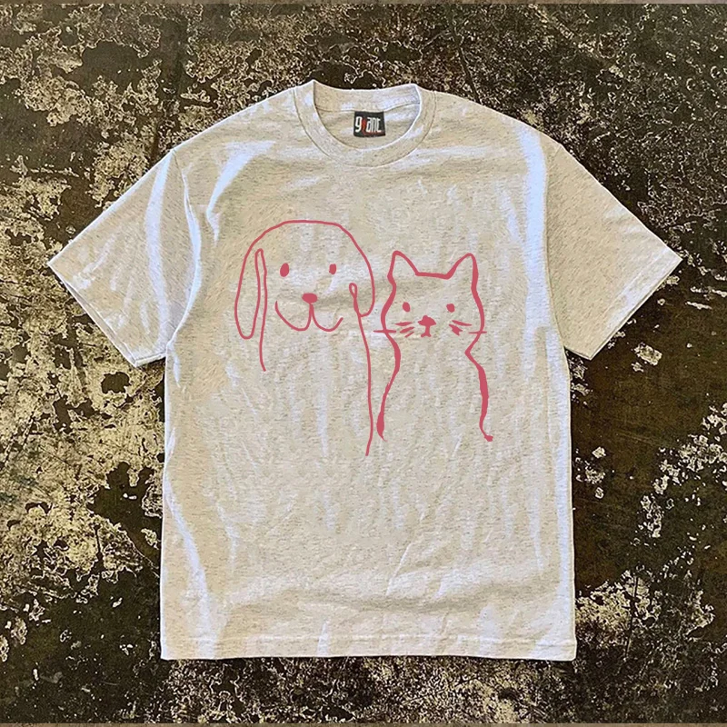 Charity Money Making Heavyweight Pure Cotton 260g Vintage Unisex Loose Fit Short Sleeve T-Shirt Breathable Anti-Pilling Summe...