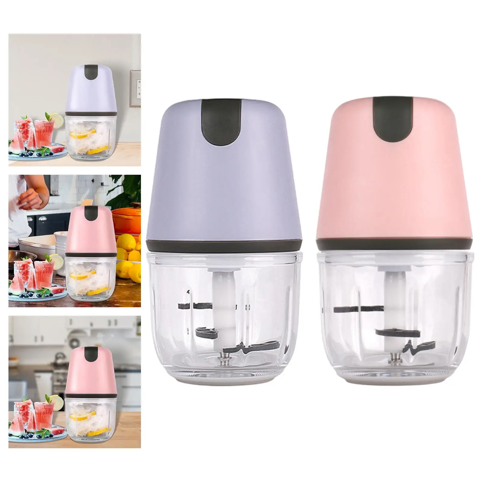 Mini tritaghiaccio elettrico, macchina per cono di neve, macchina per ghiaccio tritato da 300ml, macchina per frantumare il ghiaccio