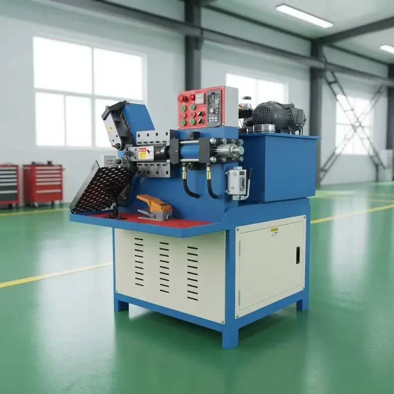 CE Certification Automatic 3 Axis Thread Rolling Machine, Hydraulic Tube Knurling Machine for Metal Pipe External Thread Cold
