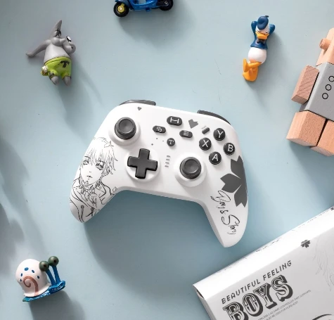 2025 New Classic Game Controller High Capacity Battery Wireless Bluetooth Game Controller Vibration Function Game Joystick