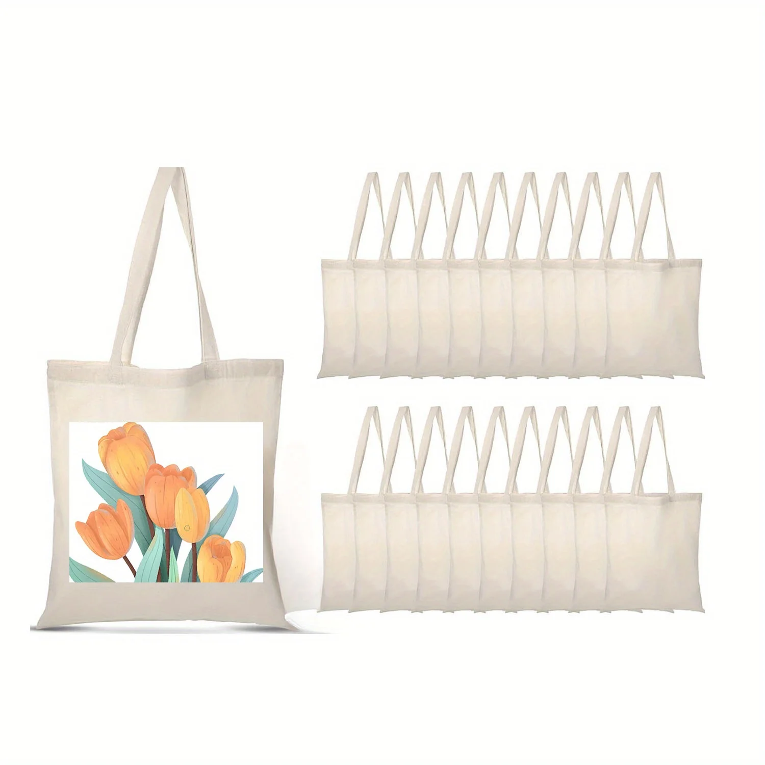 

6/12 шт. пустые сумки-тоут 30x40 см многоразовые сумки для покупок для рукоделия, продвижения, подарка, использования на мероприятии