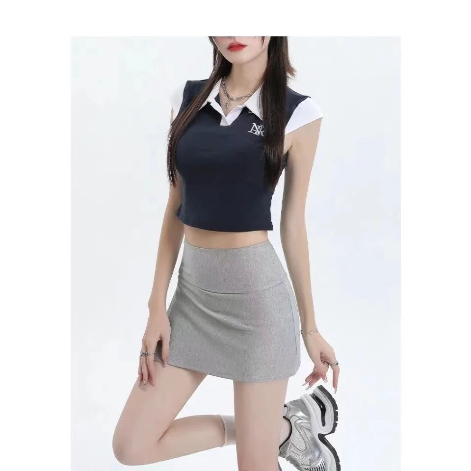 

Юбки женские чувственные пентаграммы глянцевая велюровая версия уникальная эластичная литературная художественная лесная Хаки Академия минималистский