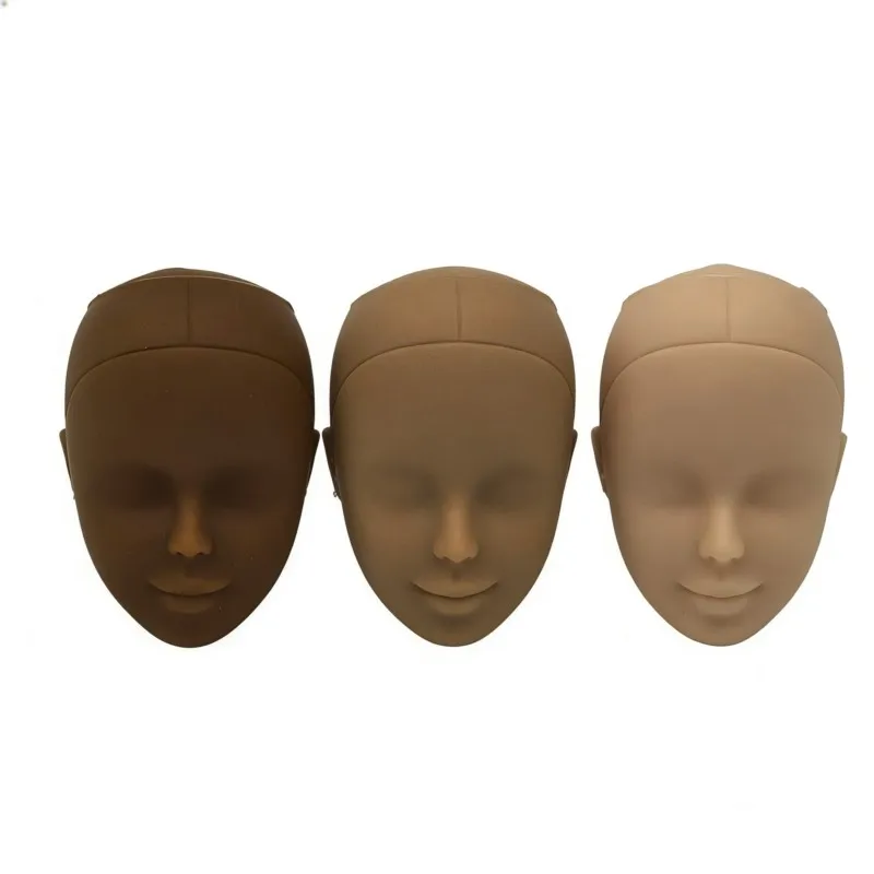 

New 1/6 Scale Supermodel Doll Bald Head No Makeup DIY Practice Doll Heads White/Normal/Black Skin OB Head BJD Head Accessories