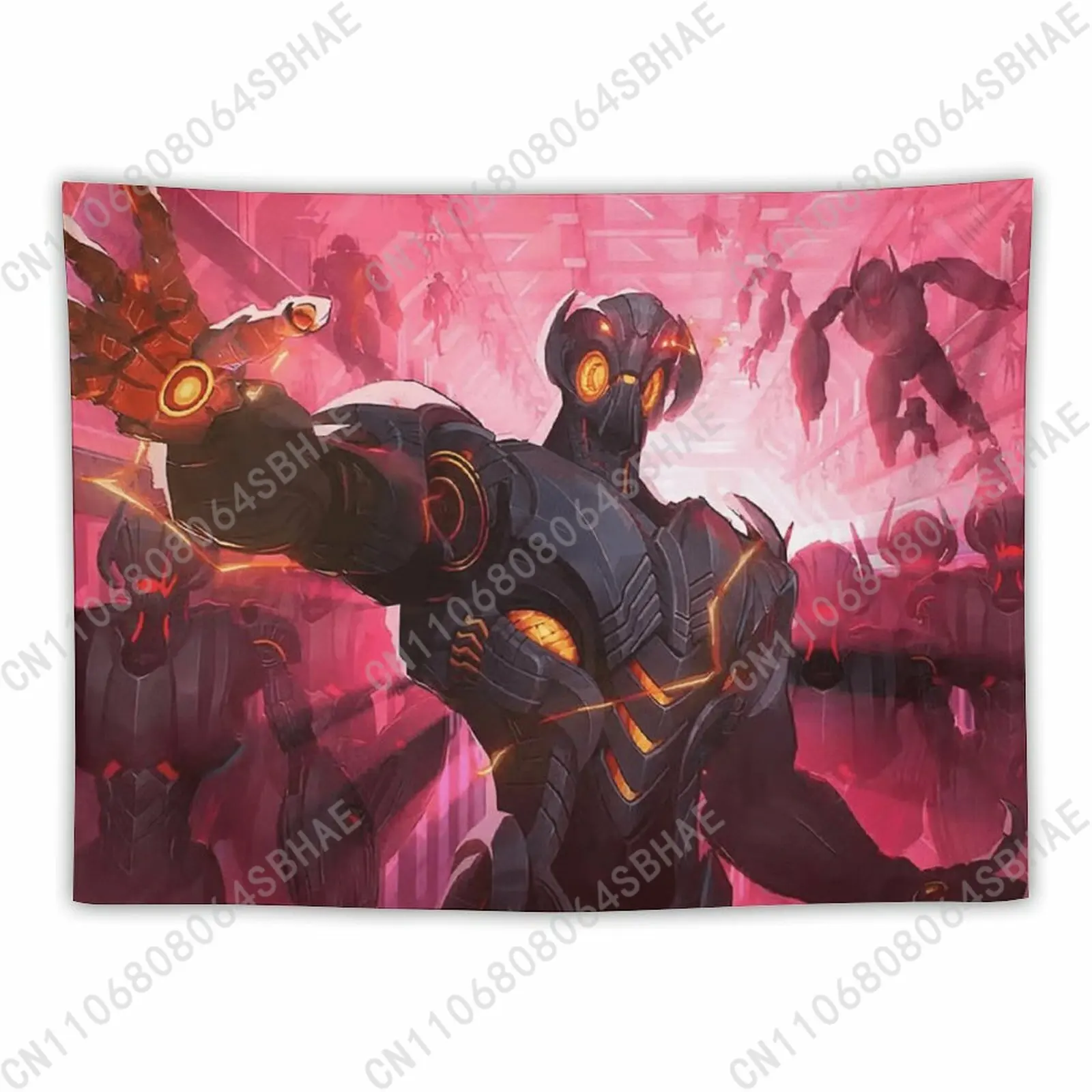 

Marvel Ultron Custom Photo Wall Tapestry Personalized Blanket Wall Hanging Bedroom Living Room Birthday Gift Cosplay