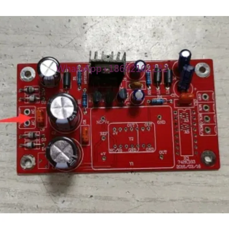 Thermostatic Crystal Oscillator OCXO with Power Supply Board Clock Board 16.9344MHZ 0.01ppm Square Wave 16.9344m
