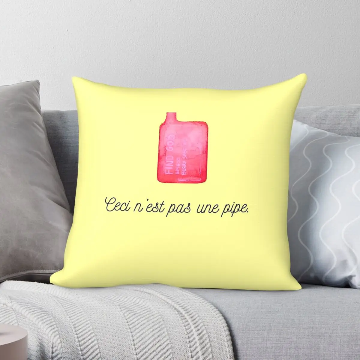 Lost Mary Elf Bar Square Pillowcase Polyester Linen Velvet Printed Zip Decor Pillow Case Sofa Cushion Cover