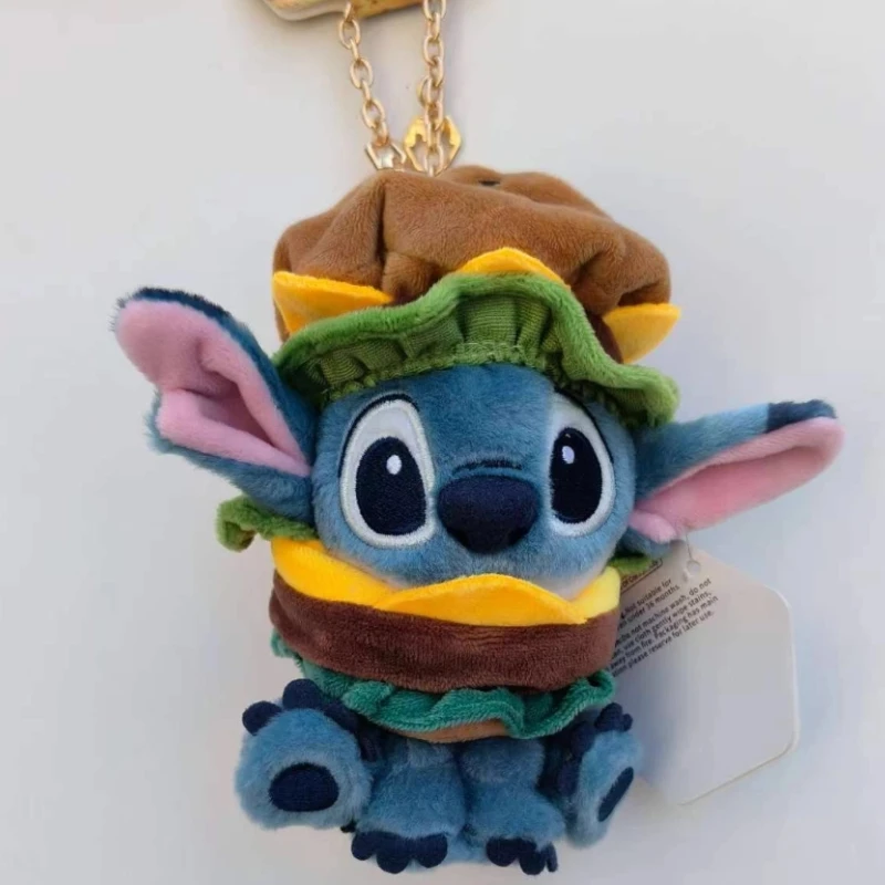 Portachiavi in peluche autentico Disney Kawaii Stitch Angie Portachiavi in peluche con angelo Stitch carino Portachiavi Kawaii Peluche Bambole Ciondolo Regalo per bambini