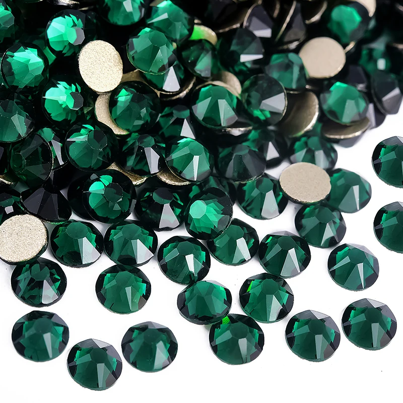 BOBOHOO 2088 Großpackung Glas-Strasssteine, Nicht-Heißfix, Kristall-Flachsteine, 8 Große, 8 Kleine, 16-Schliff, für Nagelkunst und DIY-Bastelarbeiten – Detail 12
