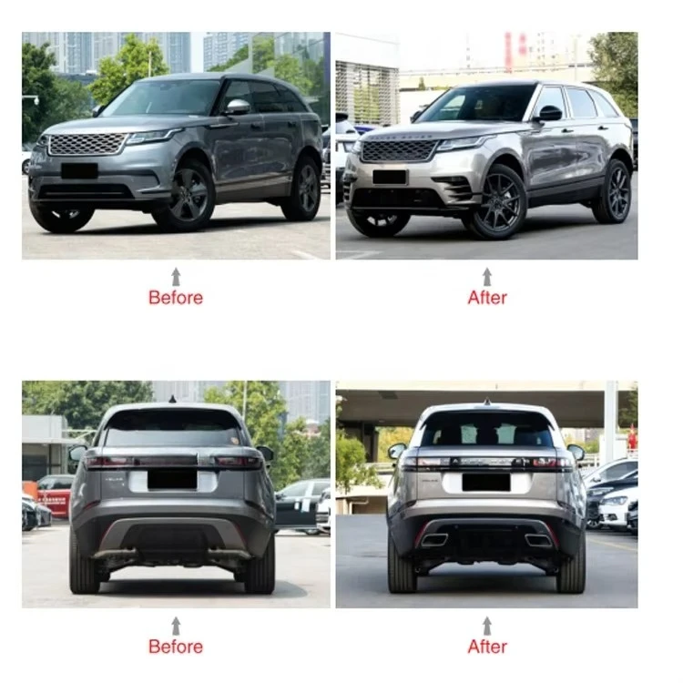 Factory Sales 2014-2021 Modified 2023 Sport Body Kits Grille Front and Rear Bumper Assembly Body Kit for  VELAR
