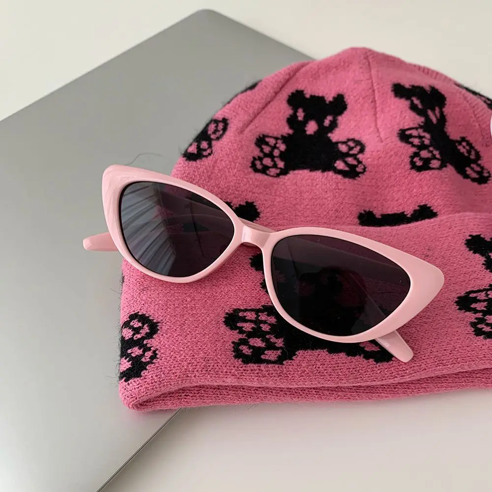 Koreanische Ins Nische High-end Sense Vintage Vielseitige Katzenauge Rosa Sonnenbrille frauen Sonnenschutz Gesicht Kleine Rahmen Sonnenbrille – Detail 14