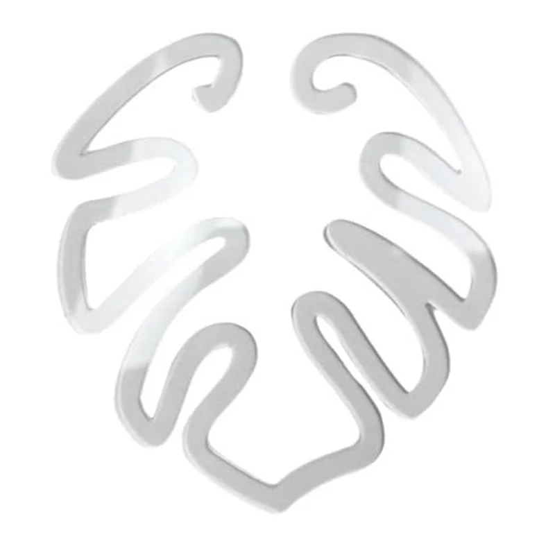 A34R Turtle Shell Bamboo Clamp Set, Plant Stem Plastic Support,Flower-Shaped Green Plant Leaf Holder, Turtle Shell Bamboo