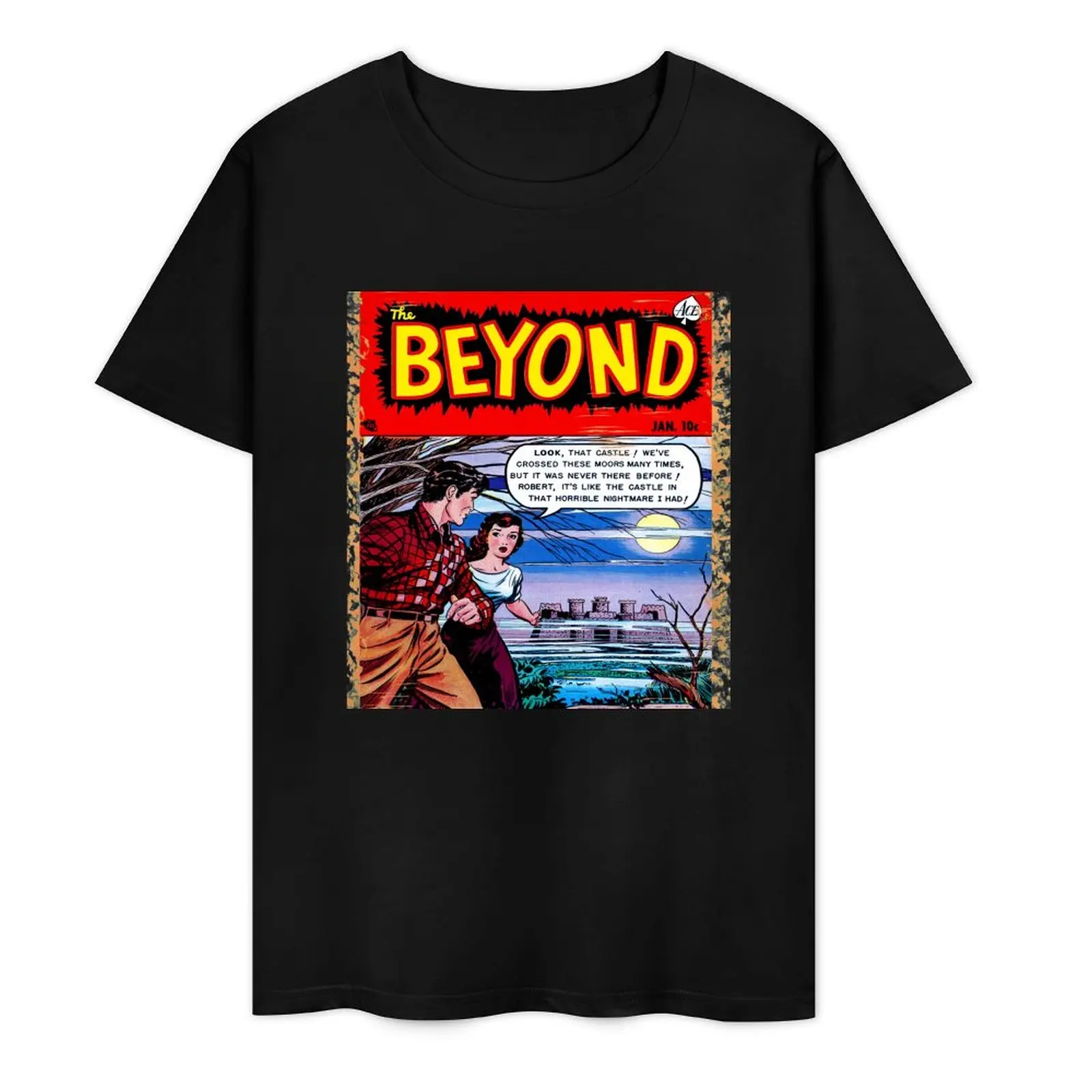 

Beyond Comics - Vintage Comic Book Cover T-Shirt man t shirt sports fans graphic shirts t shirts for men