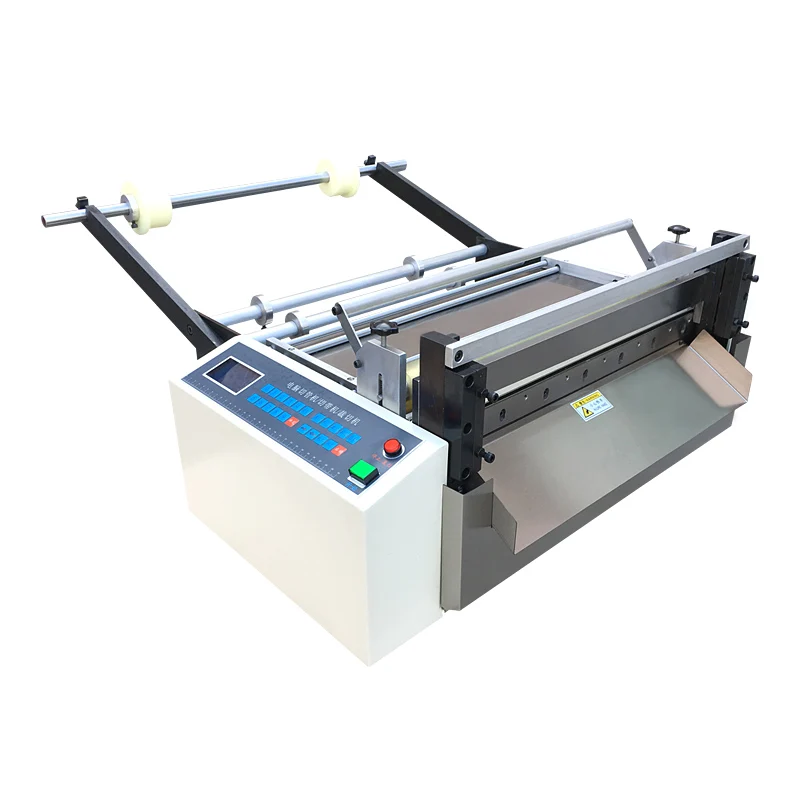 A3 A4 Size Plastic Film Kraft Paper Non-woven Fabric Multi Fully Automatic Roll To Sheet Cutter / Die-cutting Machine