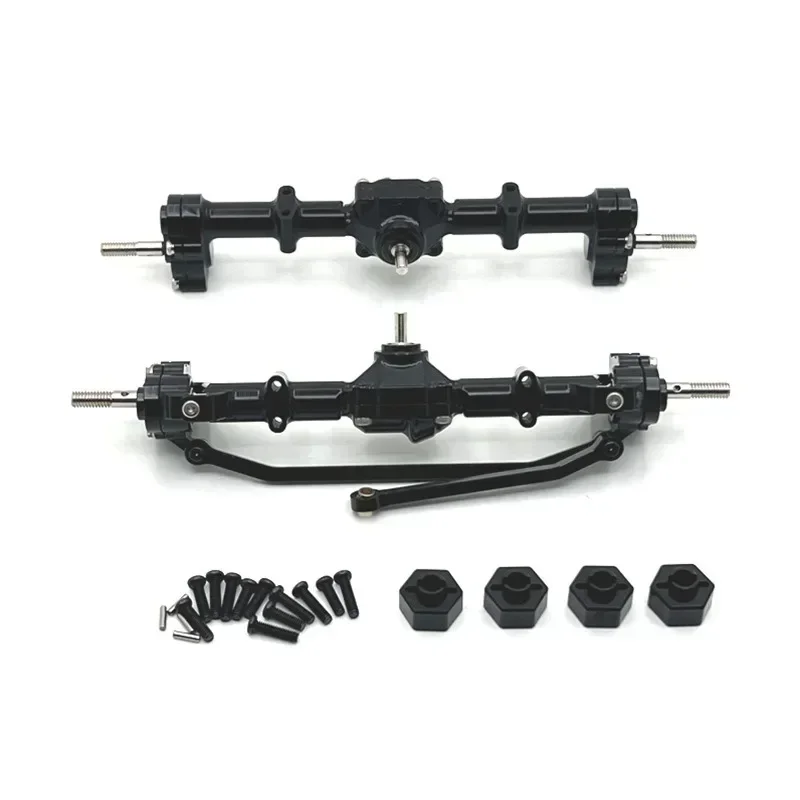 MN 1/12 MN168 Metal Portal Axle Kit Front and Rear Axle Assembly 12mm Adapter For RC Car Upgrade Parts