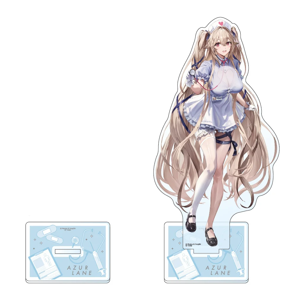15CM Popular Game Azur Lane Acrylic Stand Keychain Cosplay Plate Holder Topper Birthday Fans Christmas Gift Acrylic Keychain