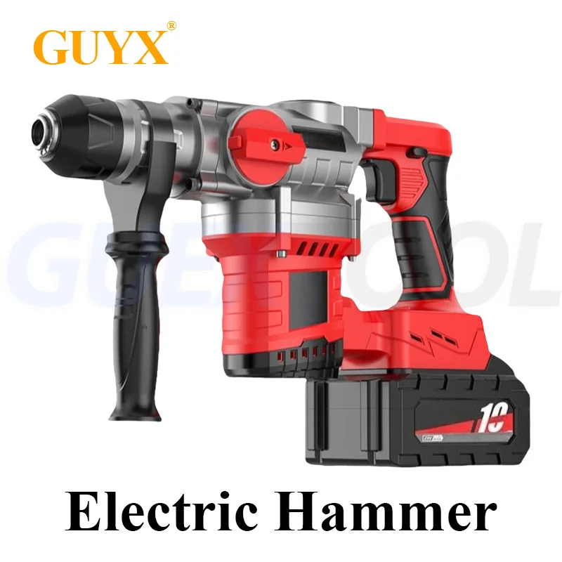 

Бесщеточный литиевый электрический молоток, мощный сверхмощный перезаряжаемый электрический кирка, ударная дрель, снос камня/бетона/мрамора