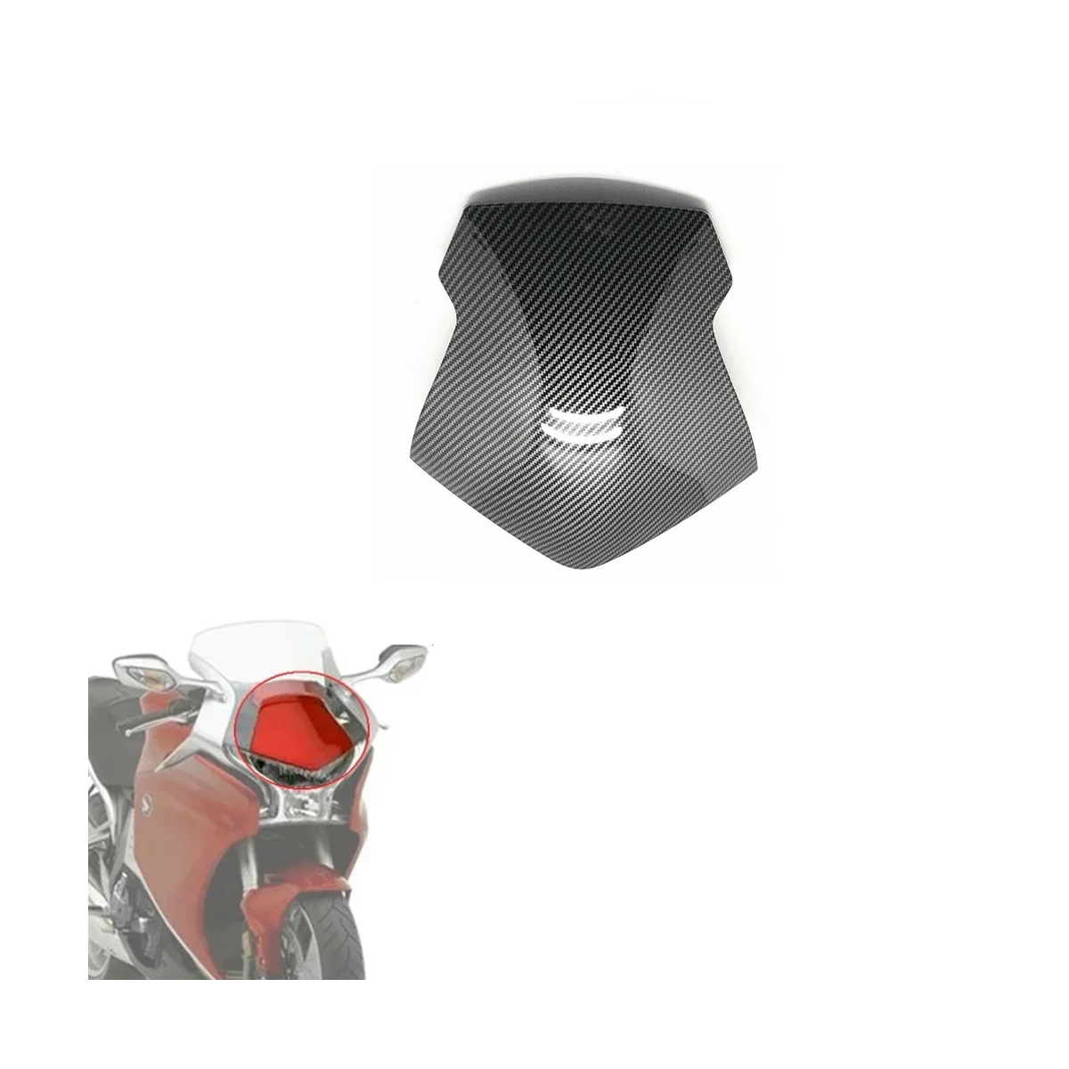Motorcycle Middle Front Nose Trim Cover Fairing Cowl for VFR1200 VFR 1200 image 5