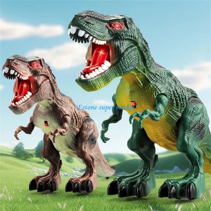 090B Electronic Pet Dinosaur Glowing Walking Toy Child Interactive Walking Toy