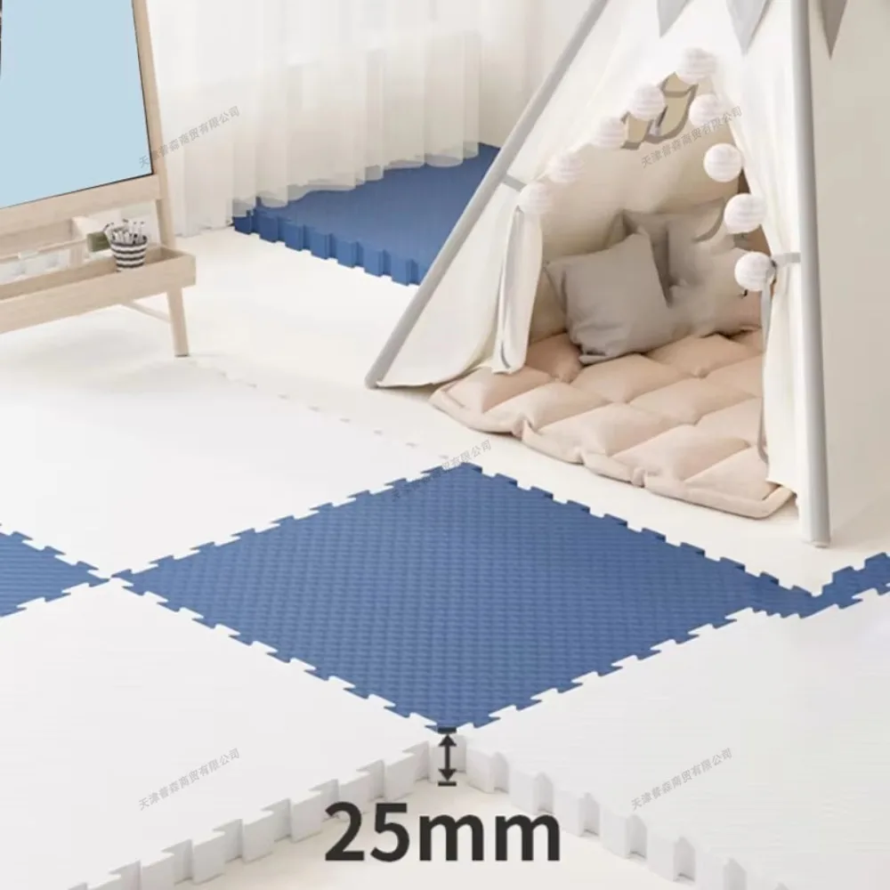 8 قطعة 60x60 سنتيمتر الطفل تلعب حصيرة سمك 2.5 سنتيمتر رغوة المتشابكة الطابق حامي حصيرة للأطفال الحضانة لينة لغز الحصير للأطفال #2
