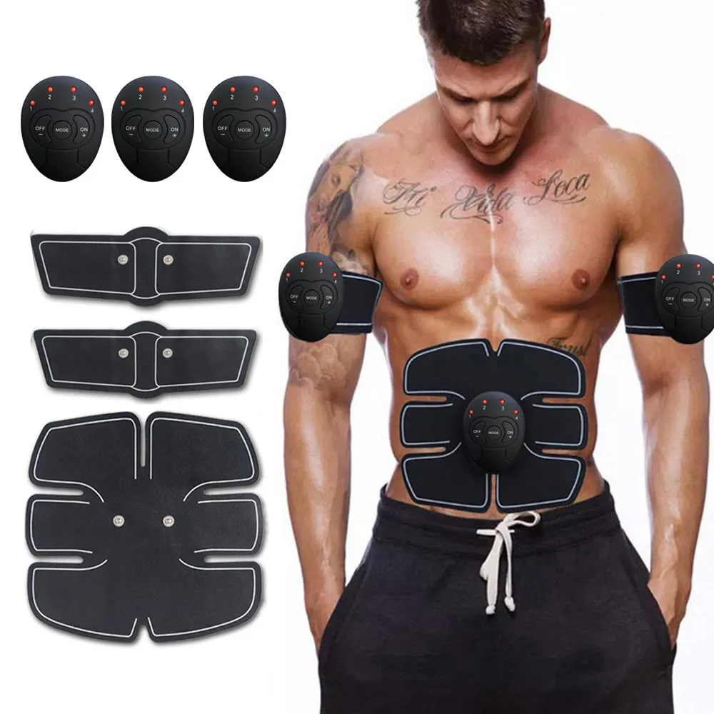 Wireless EMS Trainer Abs Muscle Stimulator Myostimulator Body Fitness Electric Weight Loss Body Slimming Massager Belt Body Slim