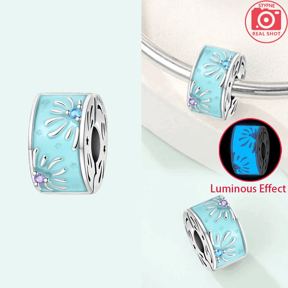 

Оригинальные бусины-шармы из серебра 925 пробы, синие, в форме звезды, для браслетов, для создания украшений своими руками, подарок для женщин, аксессуар