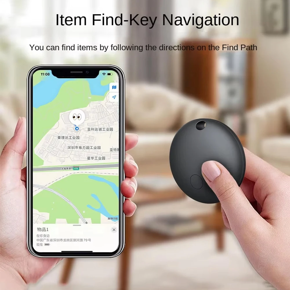 جهاز تعقب العلامات الذكية الصغيرة لمكتشف المفاتيح الدراجة/الحقيبة مكافحة خسر Itag Tracker MFI محدد المواقع لتحديد المواقع أبل/جوجل